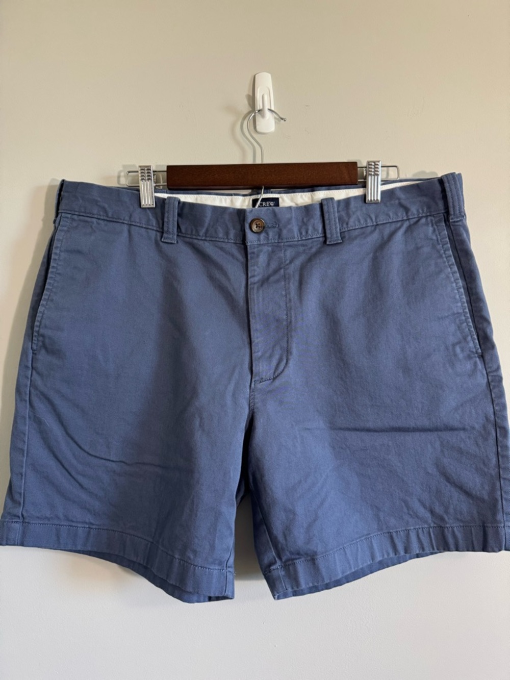 J. Crew  Blue Men's Chino Shorts Size 38 with 7”inseam
